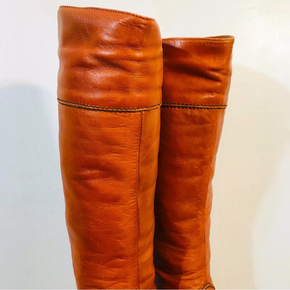 COPY - 70s vintage cowboy style leather boots - Picture 7 of 11